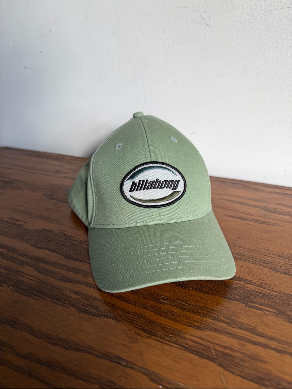 Billabong Light Sage Green Logo Baseball Hat